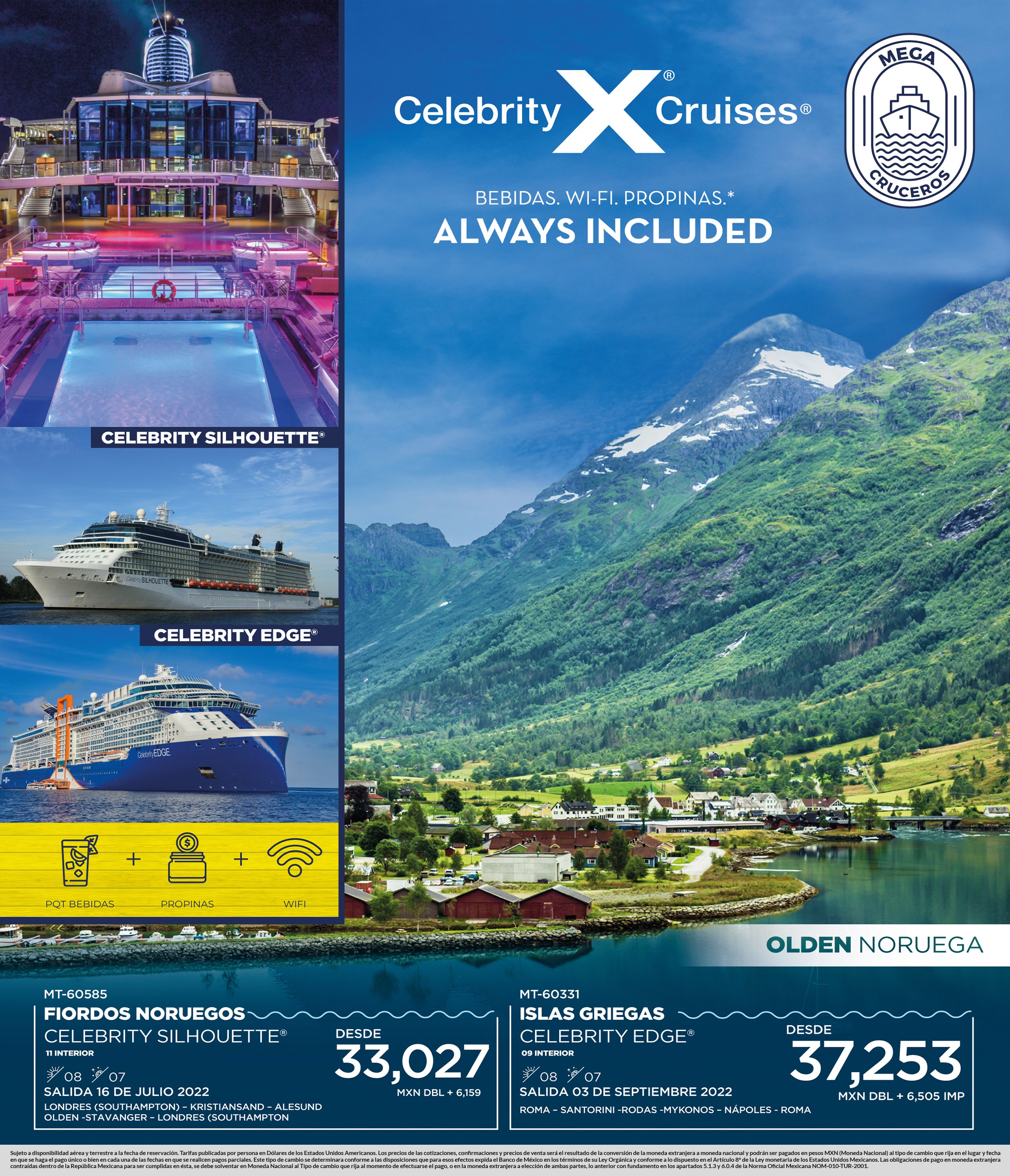 Celebrity cruises cruceros