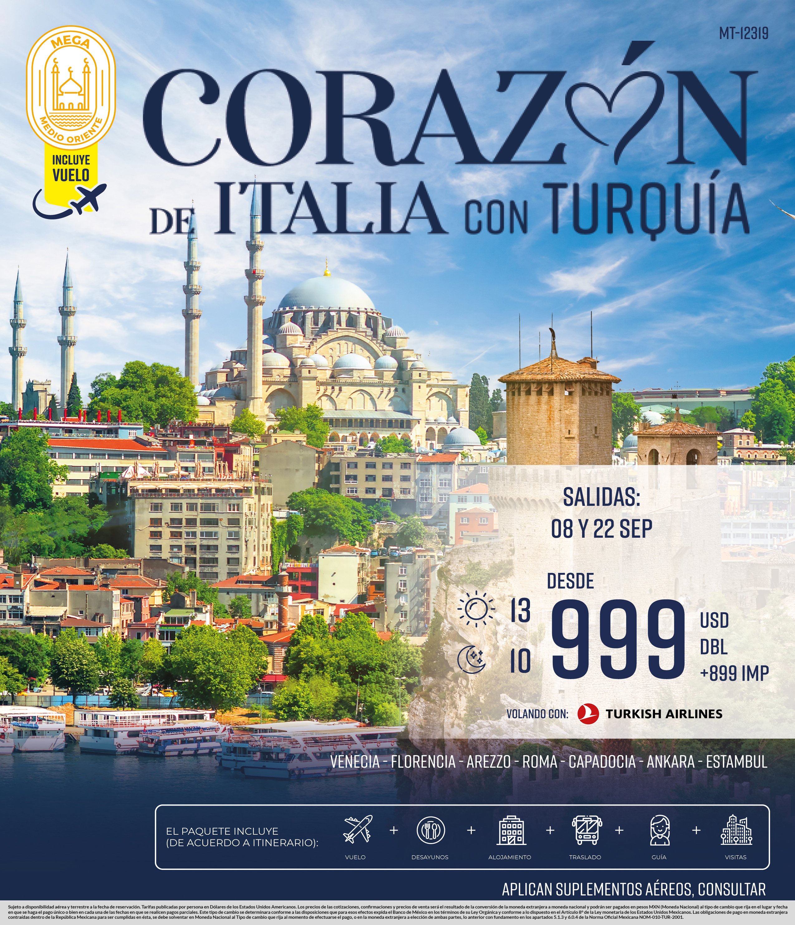 Corazon de italia con turquia Europa