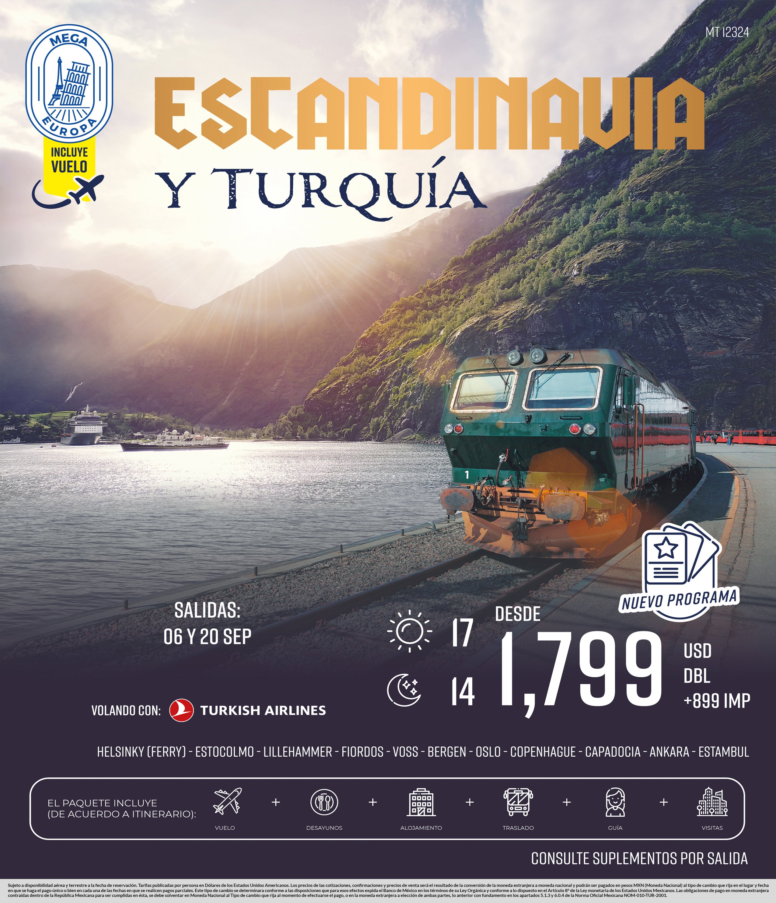 Escandinavia y turquia Europa