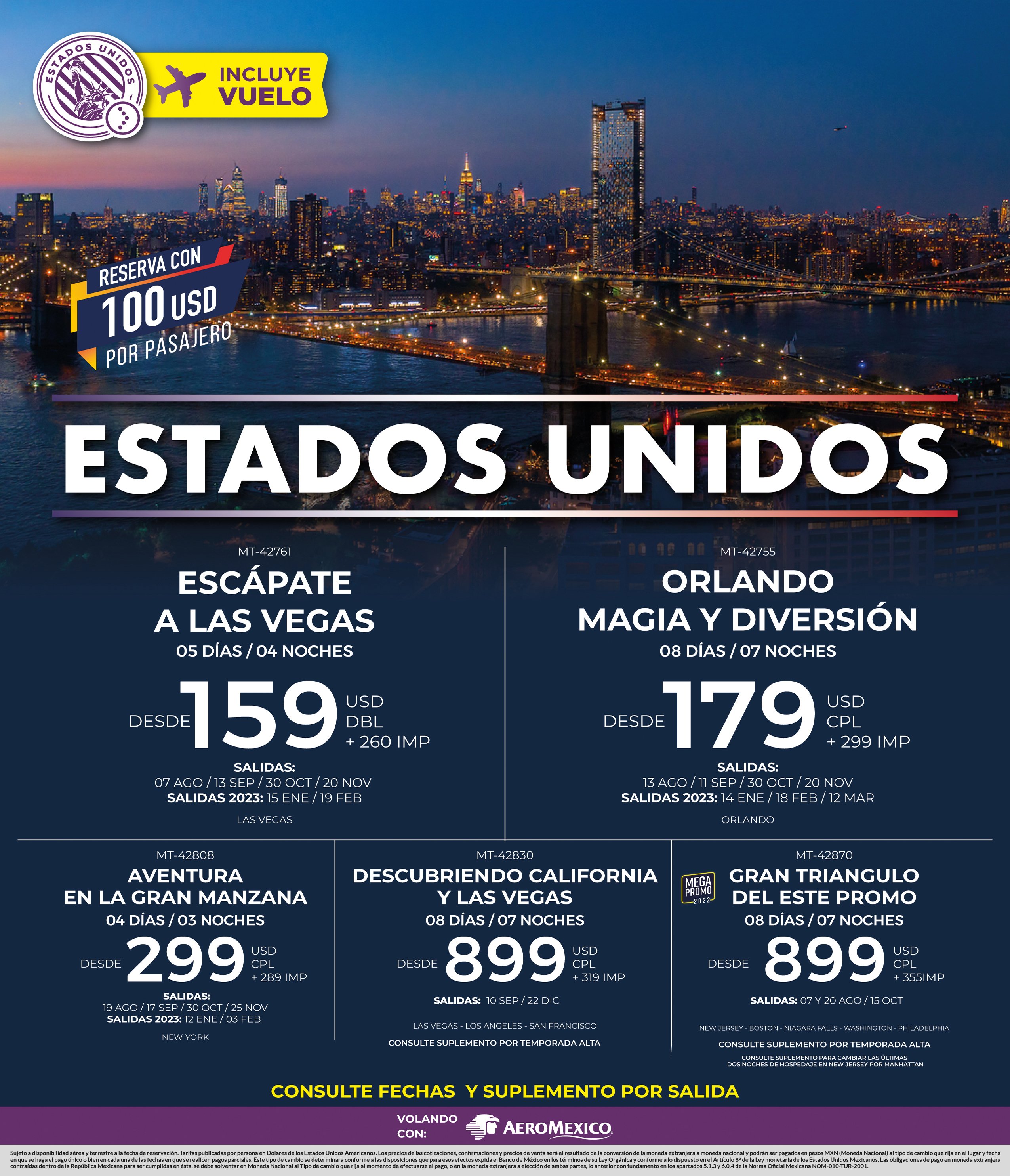 Estados unidos promo estados unidos