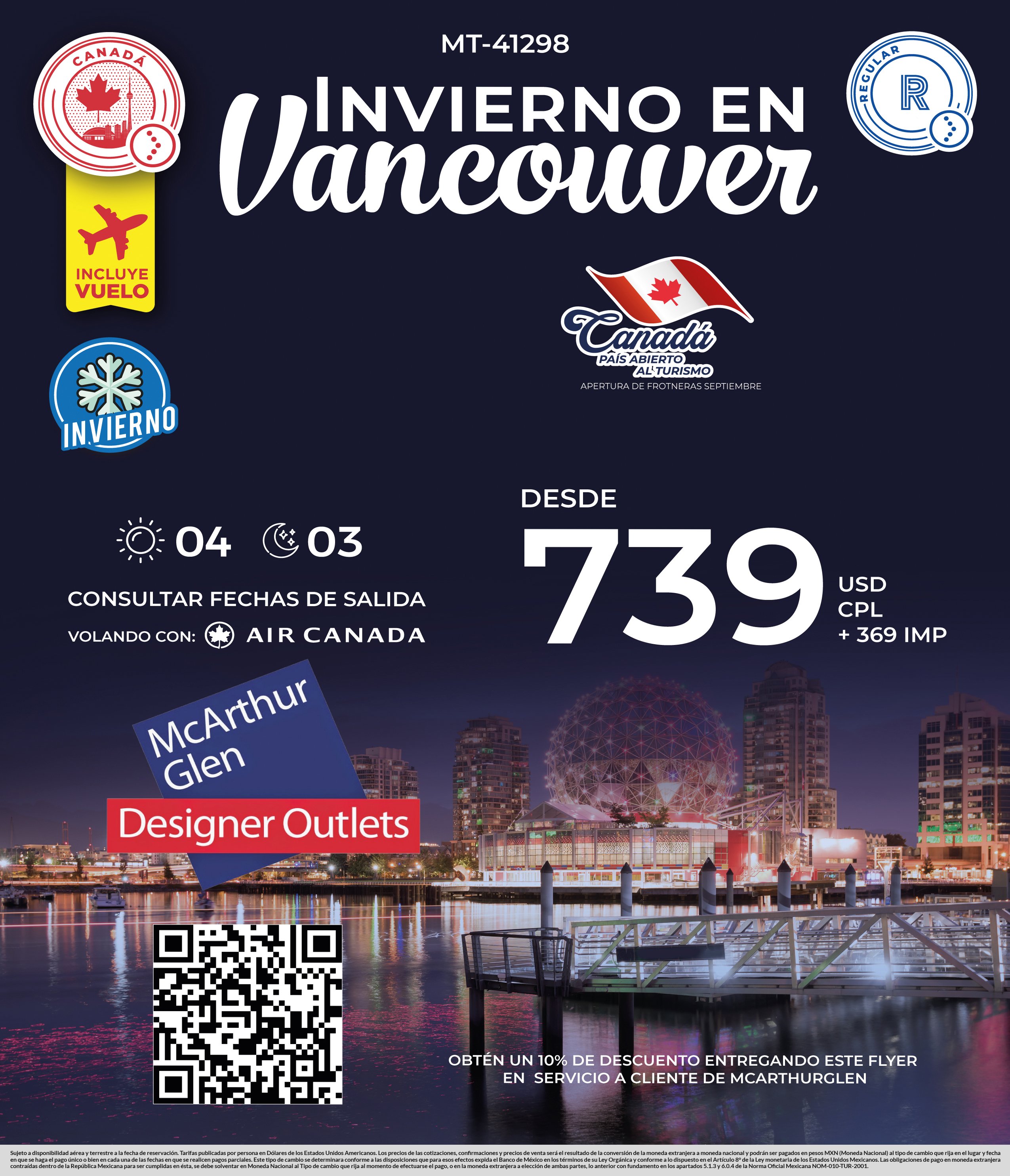 Invierno en vancouver Canada