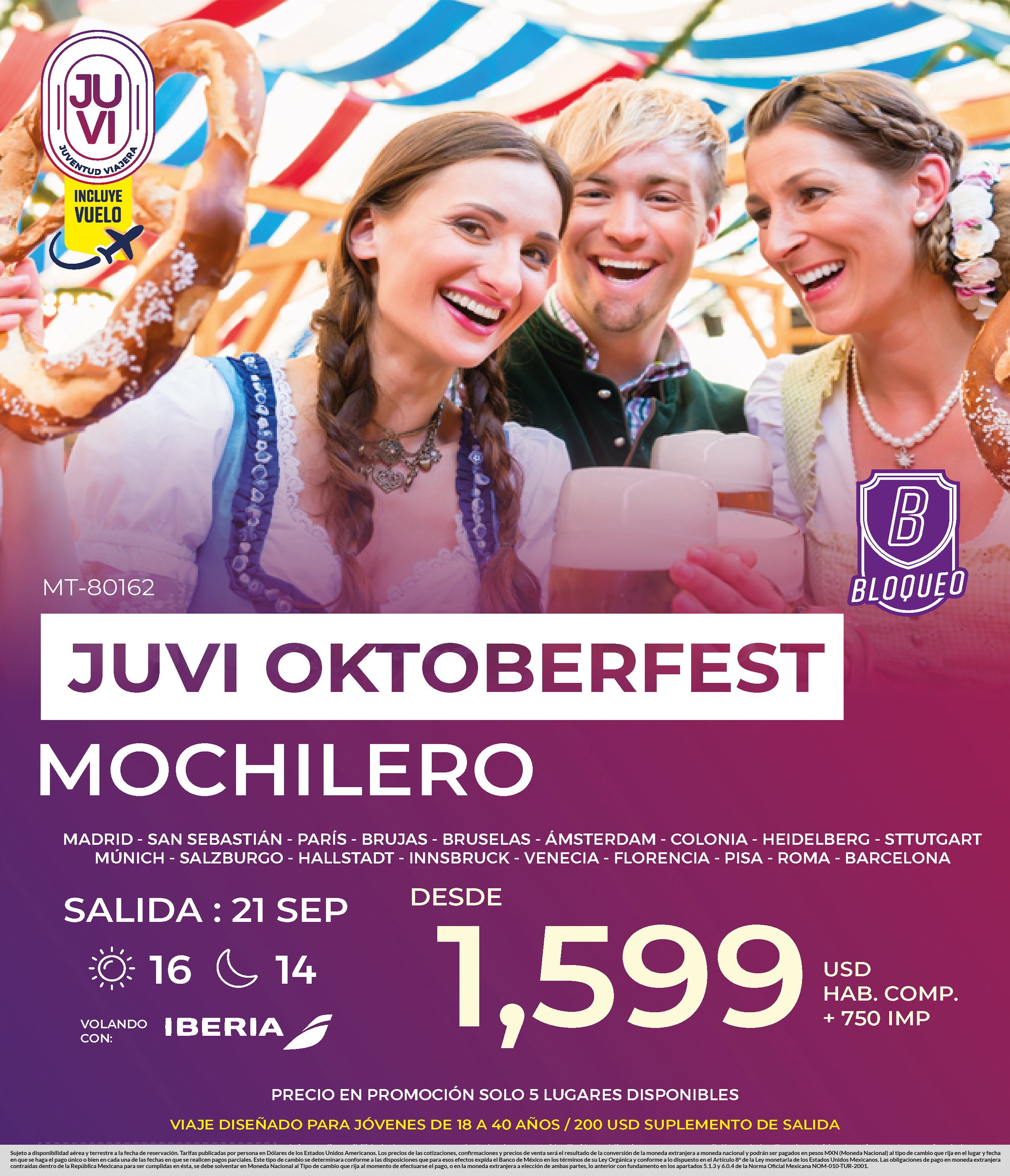 Juvi oktoberfest mochilero