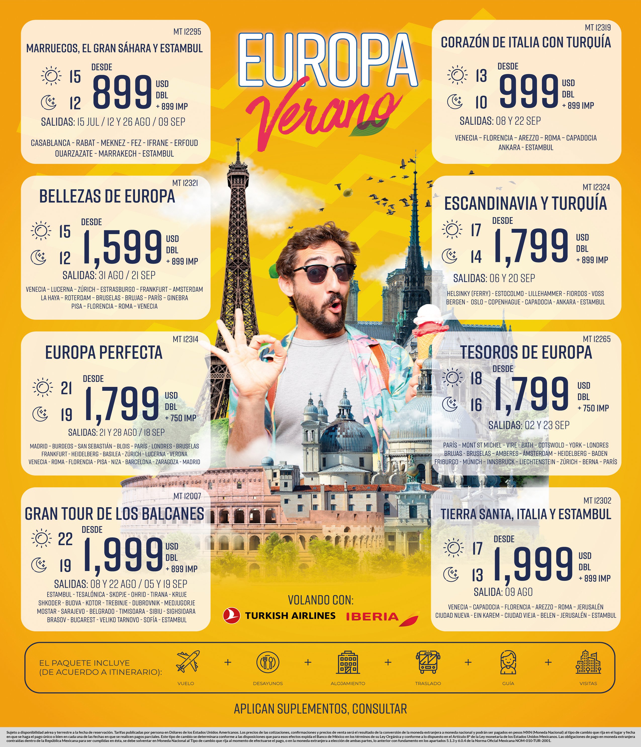 Salidas de verano Europa