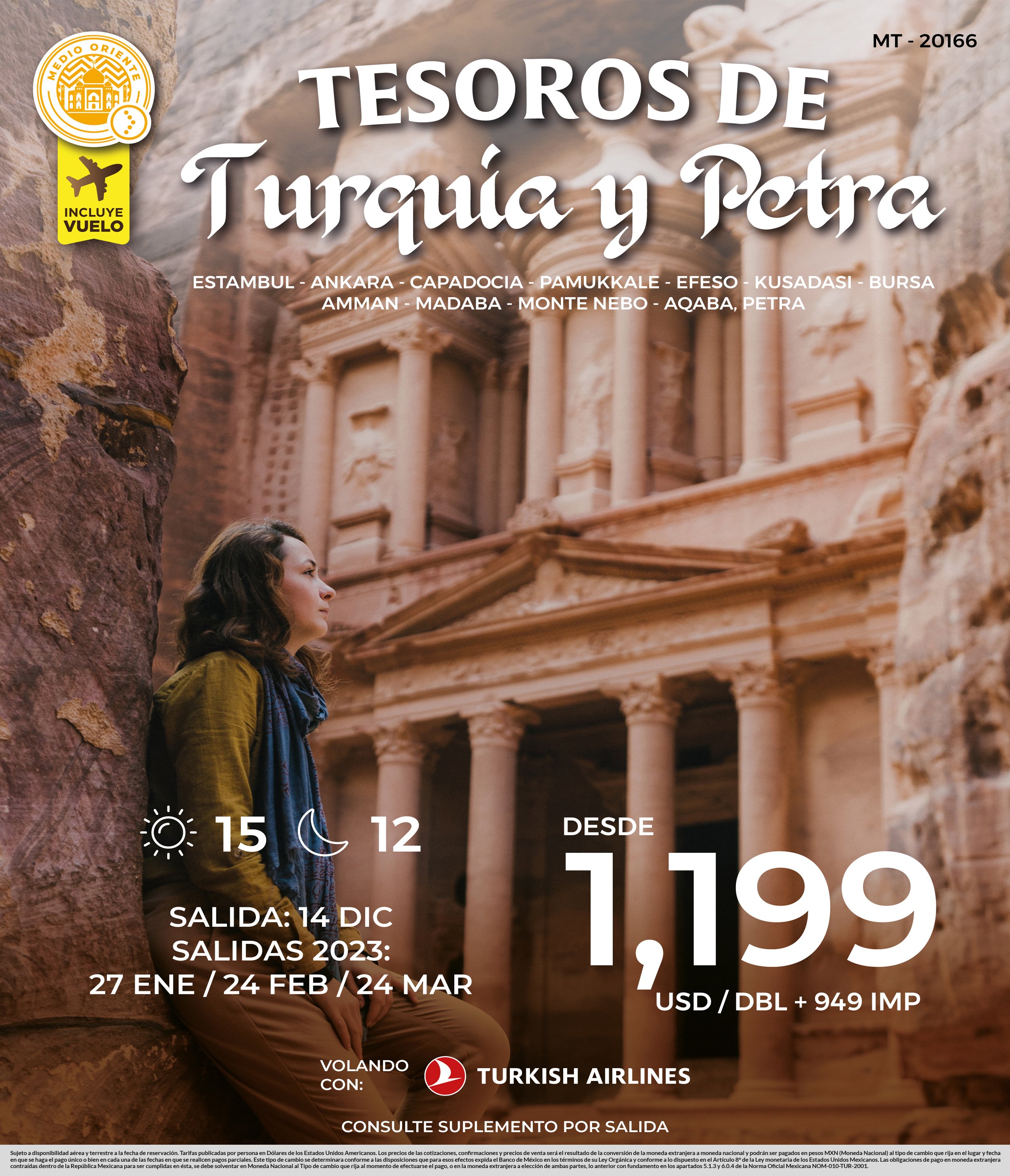 Tesoros de turquia y petra medio oriente