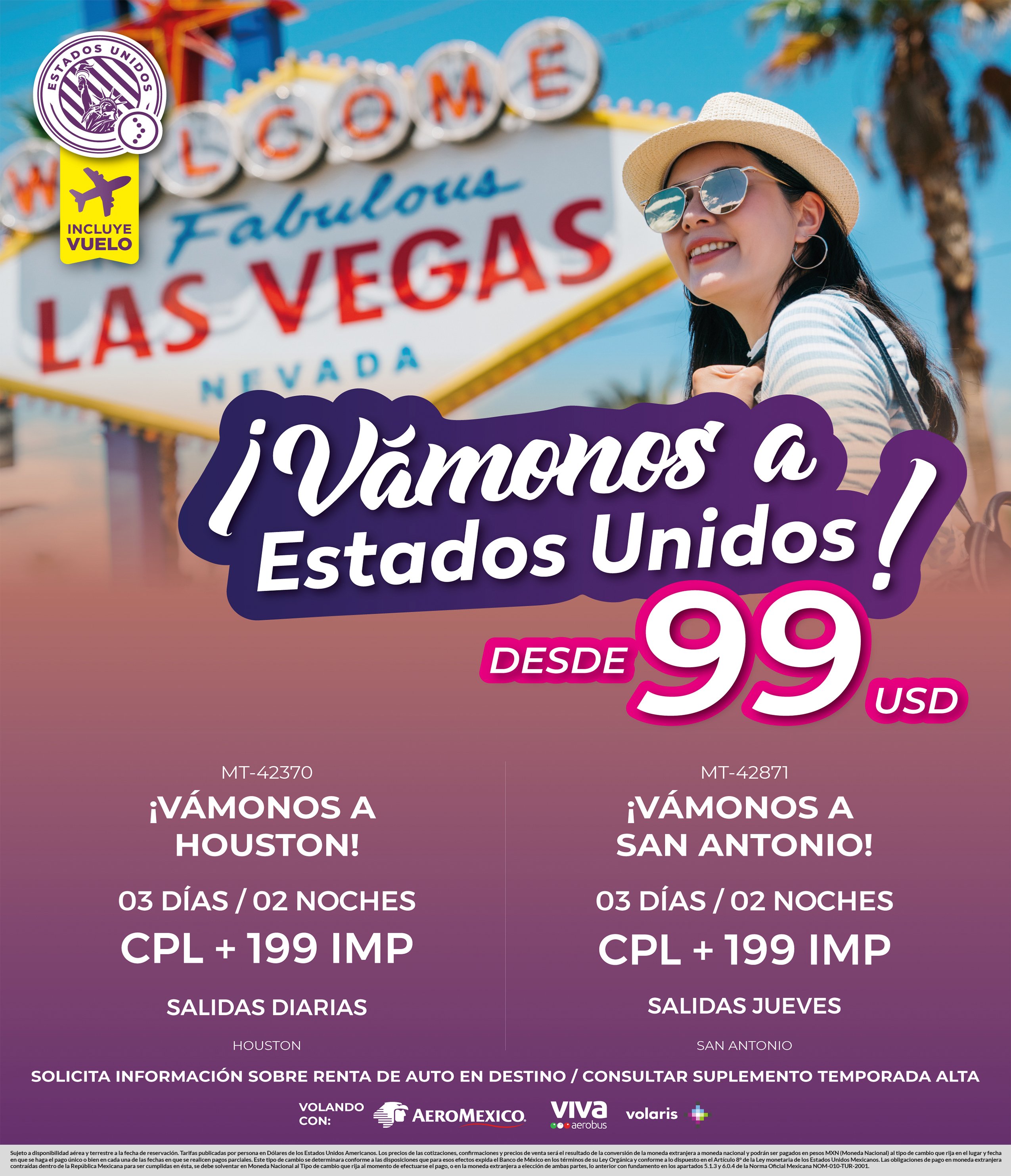 Vamonos a estados unidos