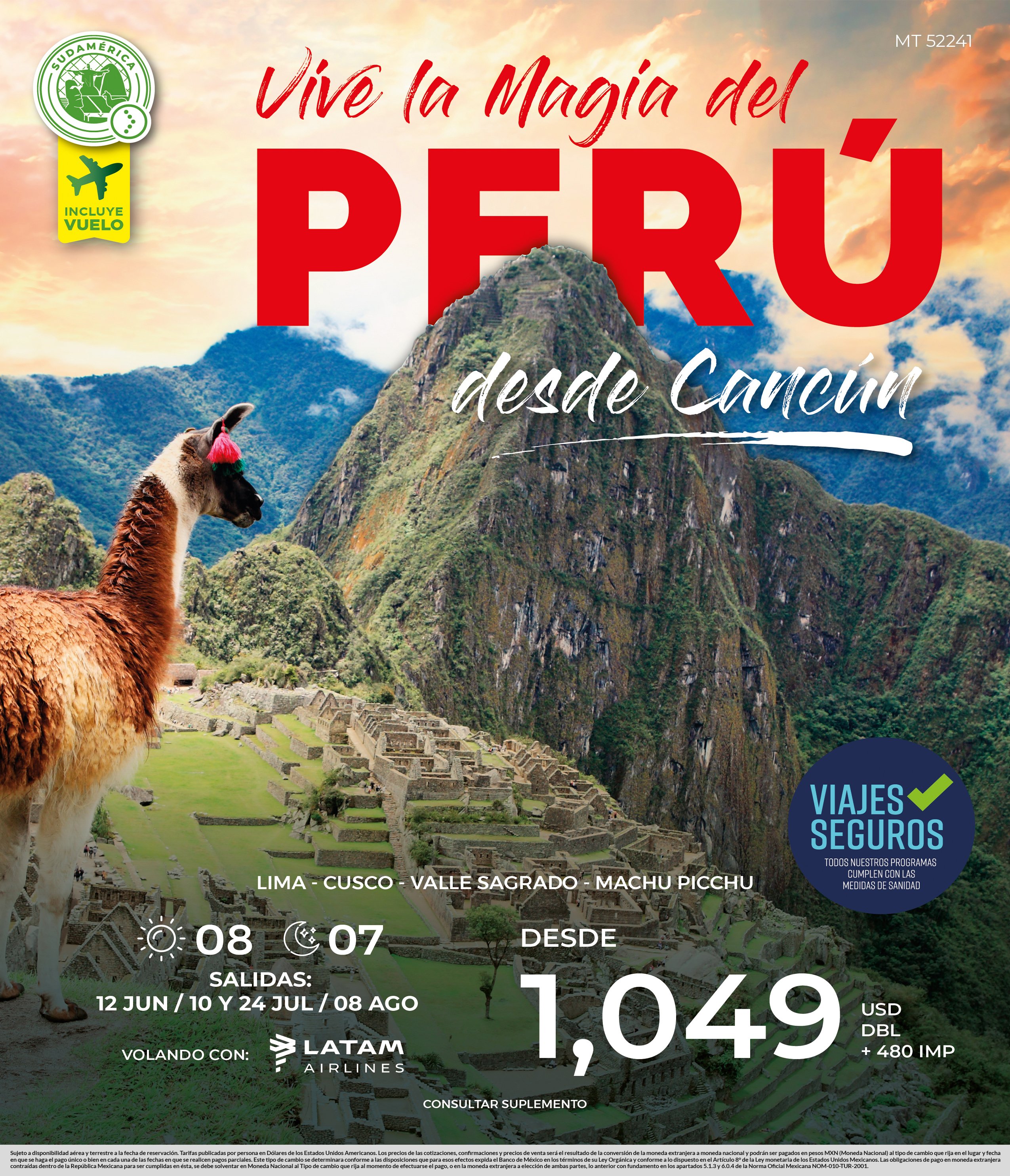 Vive la magia del peru desde cancún